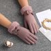 Winter warm women's outdoor windproof and water-repellent driving and riding can touch the screen plus velvet thickening_maomaolike.com