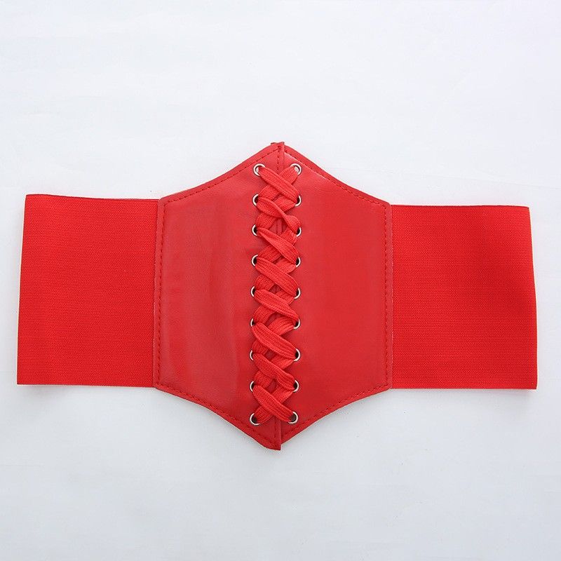 Unisex Court style fashion women's band band elastic waist wrap women's dress elastic waist width_maomaolike.com