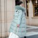 Women's Clothing new slim fit large fur collar long cotton coat_maomaolike.com
