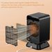 IAGREEA Portable Space Heater, Mini Fast Heater With Rotating Angle, Safe And Quiet, Suitable For Office Desktop Indoor Use (Black)_maomaolike.com