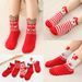 Xpairs/set Christmas sock Children's Christmas socks female Fall winter little Big boy cartoon cute festive red Christmas socks baby socks_maomaolike.com