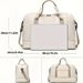 Travel Bag, Large Capacity Women's Fitness Bag, Luxurious Oversized Handbag, Fashionable And Practical Compartment Design, Multifunctional With Dry Wet Separation And Convenient Side Pockets_maomaolike.com