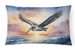 Birds, Birds, Birds Throw Pillow Throw Pillow For Indoor Couch Bed Outdoor Patio Washable, Pelican Fyling At Sunrise 7507,12Hx16W_maomaolike.com