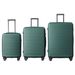 Luggage Sets ABS Hardshell 3pcs Luggage, Lightweight Durable Suitcase Sets Spinner Wheels Suitcase With TSA Lock 20''24''28'' Available(Dark Green)_maomaolike.com