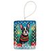 Boston Terrier Christmas Porcelain Ornament Christmas Tree Hanging Decorations For Home Christmas Holiday, Rectangle, Gift, Multicolor_maomaolike.com