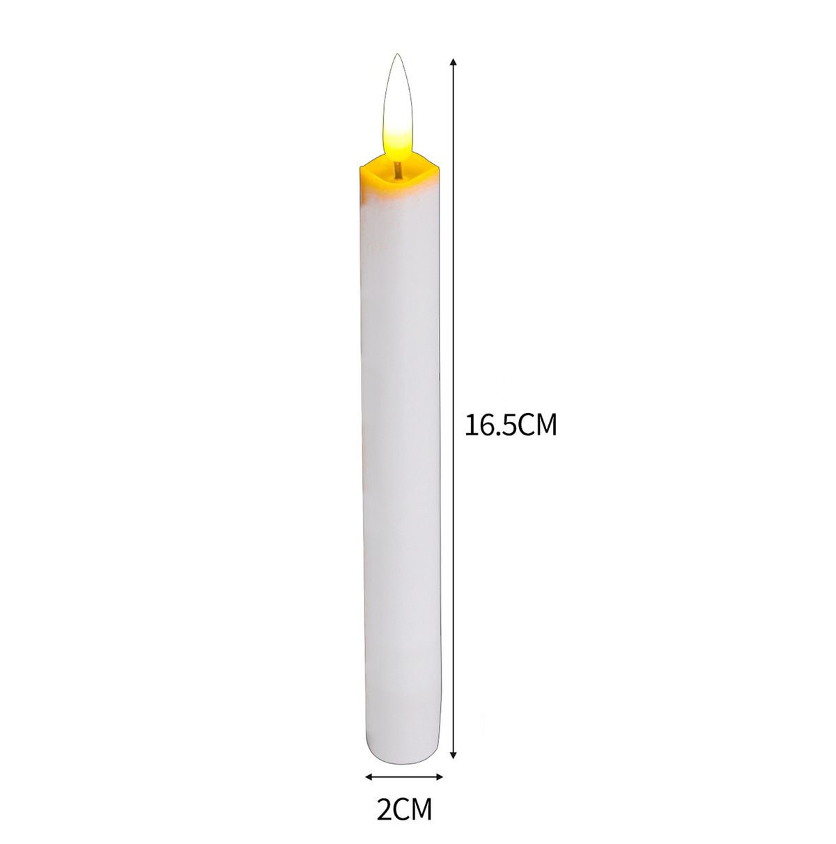 Long Rod Wax Christmas Wedding Party Festival Atmosphere Interior Decoration Electronic Remote Control Candle Light_maomaolike.com