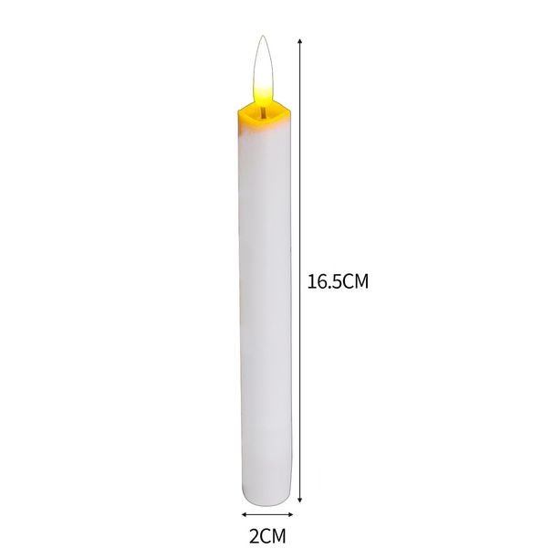 Long Rod Wax Christmas Wedding Party Festival Atmosphere Interior Decoration Electronic Remote Control Candle Light_maomaolike.com