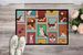 Lots Of Red Siberian Husky Doormat Front Door Mat Indoor Outdoor Rugs For Entryway, Non Slip Washable Low Pile, 24H X 36W_maomaolike.com