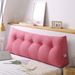 SOGA 100cm Red Triangular Wedge Bed Pillow Headboard Backrest Bedside Tatami Cushion Home Decor_maomaolike.com