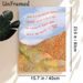 Inspirational Quote Landscape Painting Poster, Warm-toned Pastoral Hillside Scene Poster, Encourages Present-moment Acceptance, Ideal For Home Office_maomaolike.com