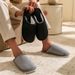Winter Warm Plush Men Non Slip Soft Comfort Flat Heel Indoor Bedroom Couple's Slippers For Home Shoes In Autumn_maomaolike.com