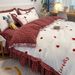 2026 Spring New Skirt Sheet Four-Piece Duvet Cover Summer Ins Princess Style Bed Three-Piece Set Internet Celebrity Spring And Autumn_maomaolike.com