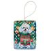 Bichon Frise Christmas Porcelain Ornament Christmas Tree Hanging Decorations For Home Christmas Holiday, Rectangle, Gift, Multicolor_maomaolike.com