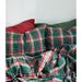 Wholesale INS American Retro Green Plaid Nordic Simple Mixed Pure Washed Four-Piece All Cotton 4-Piece Set_maomaolike.com