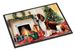 Welsh Springer Spaniel Cozy Christmas Doormat Front Door Mat Indoor Outdoor Rugs For Entryway, Non Slip Washable Low Pile, 24H X 36W_maomaolike.com