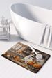 Boxer Fall Kitchen Pumpkins Memory Foam Kitchen Mat Machine Washable Anti-Fatigue Mat Cushion Comfort Bath Mat Or Kitchen Rug_maomaolike.com