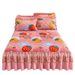European Princess Lace Quilted Crystal Single Piece Thickened Warm Milk Velvet Bed Cover Bedspread Skirt Style 1.8m_maomaolike.com