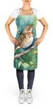 Vermont Hermit Thrush Apron Cooking Kitchen Server Baking Crafts Gardening For Adult Women Men, Unisex, Large, Multicolor_maomaolike.com