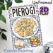 Pierogi Themed Painting Poster, Vintage Illustrated Polish Cuisine Scene Poster, Appetizing Traditional Food Display, Ideal For Kitchen And Dining_maomaolike.com