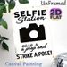Selfie Station Painting Poster, Vintage Minimalist Typography & Camera Graphic Poster, Fun Photo Prompt To Liven Up Gatherings, Ideal For Parties_maomaolike.com