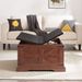 Farmhouse Coffee Table, Square Wood Center Table With Large Hidden Storage Compartment For Living Room, Barn Design Center Table Rustic Cocktail Table With Hinged Lift Top For Home L31.5''*W31.5''*H18_maomaolike.com