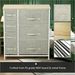 7-Drawer Dresser Storage Tower Cabinet Organizer Unit, Easy Pull Fabric Bins With Metal Frame For Bedroom_maomaolike.com