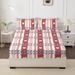 Cartoon Printed Fitted Sheet Dust Proof Skin Friendly Bed Fitted Sheet Mattress Protector Fitted Sheet - 1PC_maomaolike.com