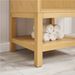 20 Inch Solid Wood Pre-assembly Bathroom Vanity With Adjustable Shelf --Ash Wood_maomaolike.com