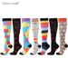 Spot casual outdoor skipping rope pressure socks adult sports socks sports color striped socks elastic socks compression socks combination_maomaolike.com