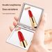 Square Plastic Double Sided Standing Makeup Mirror, Mini Portable Handheld Compact Mirror, Beauty Vanity Mirror For Student Dorm Home Daily Dressing
_maomaolike.com