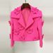 Women's Clothing Star Fashion Fluorescent Series Heavy duty Three dimensional Flower Decorated Short Suit Jacket_maomaolike.com
