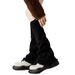 Flared autumn/winter knit all-over warm socks Pile socks Solid color calf socks y2k Spice Girls leg set feet_maomaolike.com