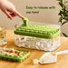 Ice Cube Trays with Lids and Bin - 64-Grid, Stackable & Leakproof Design - Easy Release, Perfect for Cocktails & Lemonades - Freezer Organizer_maomaolike.com