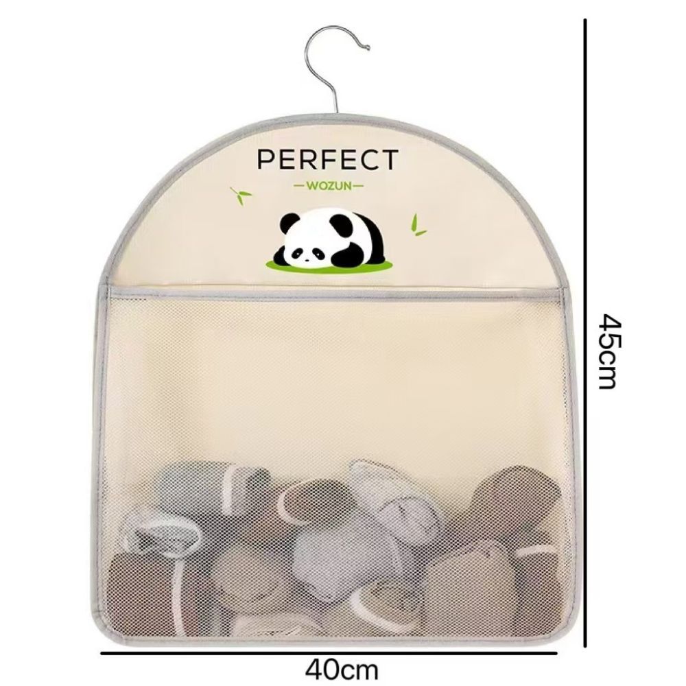 3 Layer Breathable Hanging Storage Organizer With Clear View Mesh Door For Kitchen Closet Sundries Fabric Wall Pocket_maomaolike.com