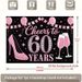 60th Birthday Party Banner - 2D Flat Polyester Backdrop, Wall Hanging Photo Props, Birthday Party Decor_maomaolike.com