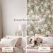 Soft Pink Floral Wallpaper – Peel & Stick Removable Waterproof Wall Decor For Bedroom Living Room_maomaolike.com