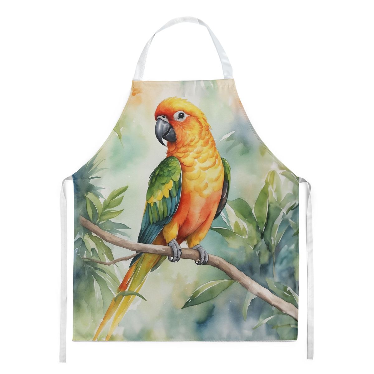 Sun Conure Apron Cooking Kitchen Server Baking Crafts Gardening For Adult Women Men, Unisex, Large, Multicolor_maomaolike.com