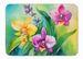 Orchids In Watercolor Memory Foam Kitchen Mat Machine Washable Anti-Fatigue Mat Cushion Comfort Bath Mat Or Kitchen Rug_maomaolike.com