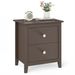Modern Nightstand With 2 Drawers For Small Spaces For Bedroom, Living Room Or Office_maomaolike.com