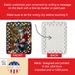 Bluetick Hound And Santa Claus Porcelain Ornament Christmas Tree Hanging Decorations For Home Christmas Holiday, Rectangle, Gift, Multicolor_maomaolike.com