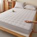 2025 New Style Single Piece Quilted Thickened Mattress Protector Dustproof Sheet Full Cover Bed Set_maomaolike.com