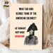 King George American History Pun Painting Poster, Vintage Engraved-style Portrait With Bold Text Poster, Clever Historical Double-entendre Decor Ideal_maomaolike.com