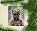 Scottish Terrier King Of Mardi Gras Porcelain Ornament Christmas Tree Hanging Decorations For Home Christmas Holiday, Rectangle, Gift, Multicolor_maomaolike.com