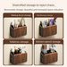 Toilet Washstand Comb Walnut Wood Hair Dryer Storage Wall-mounted Bathroom Wind Rack_maomaolike.com