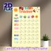 Salah Tracker Painting Poster, Colorful Watercolor-style Weekly Prayer Tracker Poster, Practical Tool To Record Daily Prayer Completion, Suitable For_maomaolike.com