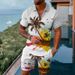 Men's Clothing polo shirt solid color plus size casual 3D printed zipper short sleeve suit lapel collar men's short sleeve_maomaolike.com
