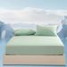 Summer New High Weight Solid Color Cool Silky Mattress Cover Pillowcase Set_maomaolike.com