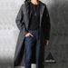 Black Fashion Adult Waterproof Long Raincoat Women Men Rain Coat Hooded For Outdoor Hiking Travel Fishing Climbing_maomaolike.com