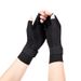 Half finger pressure gloves Copper fiber fitness strap Sports outdoor anti-slip joint care cycling gloves_maomaolike.com