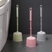 Household Bathroom Essentials Plastic Decontamination Long Handle Toilet Cleaning Brush_maomaolike.com